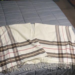 White Poncho size S